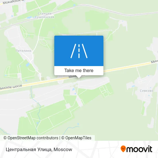 Центральная Улица map