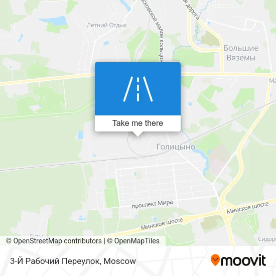 3-Й Рабочий Переулок map