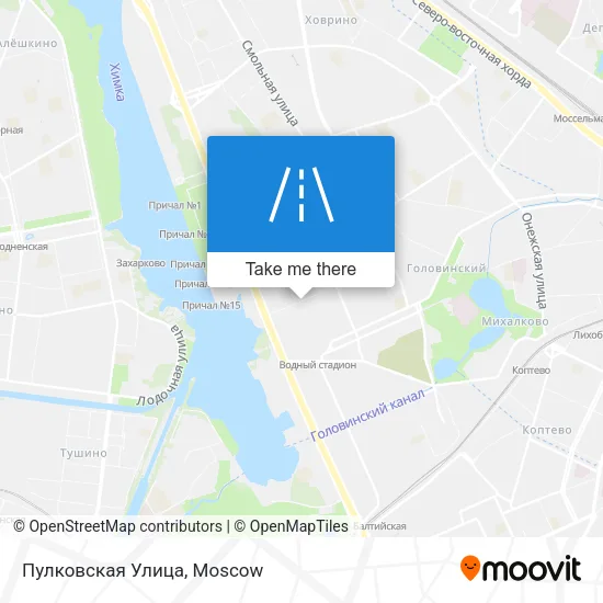 Пулковская Улица map