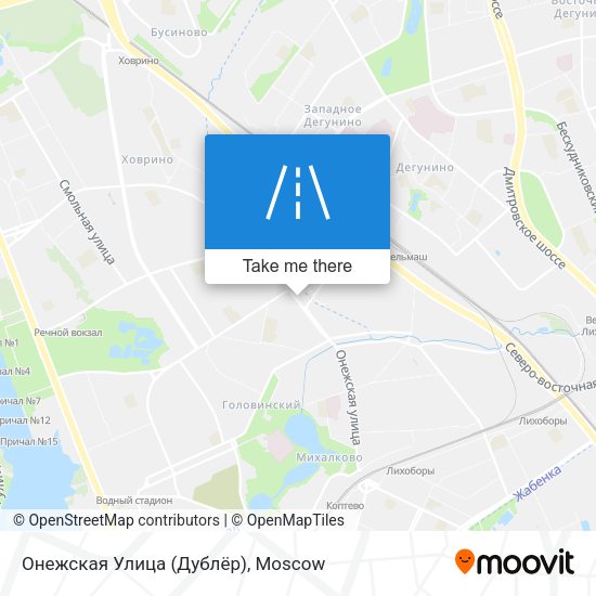 Онежская Улица (Дублёр) map