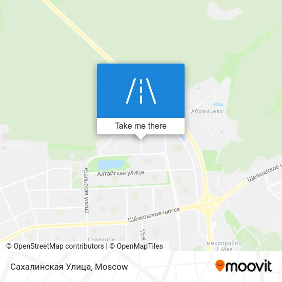 Сахалинская Улица map