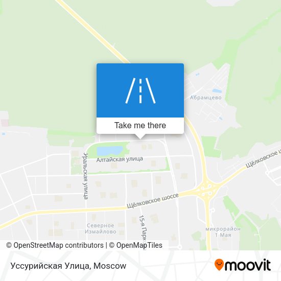 Уссурийская Улица map