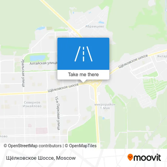 Щёлковское Шоссе map