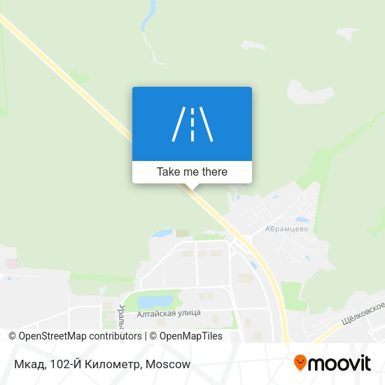 Мкад, 102-Й Километр map