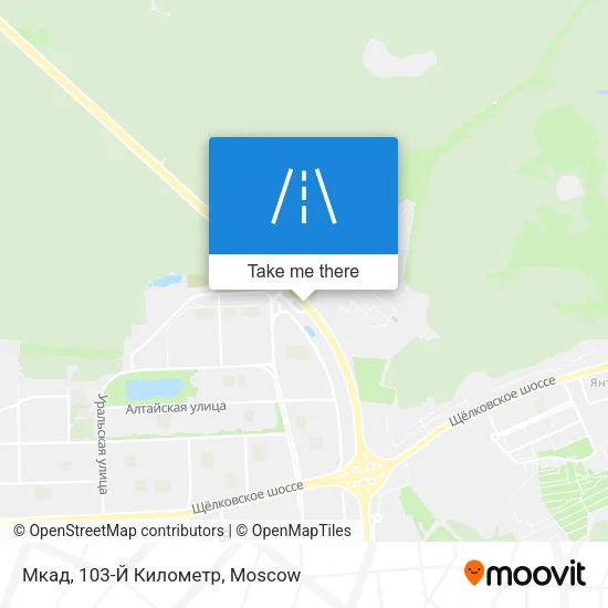Мкад, 103-Й Километр map