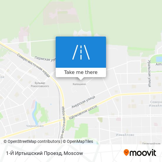 1-Й Иртышский Проезд map