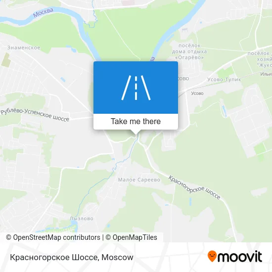 Красногорское Шоссе map