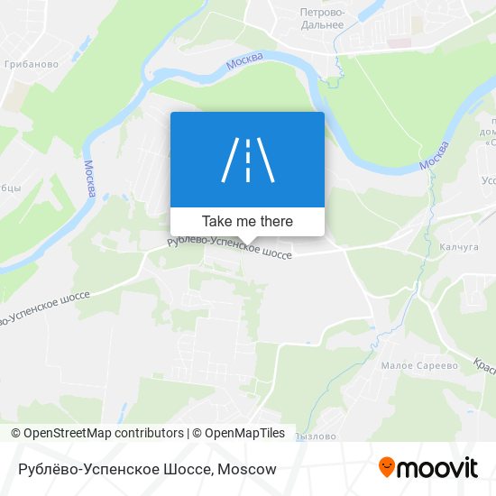 Рублёво-Успенское Шоссе map