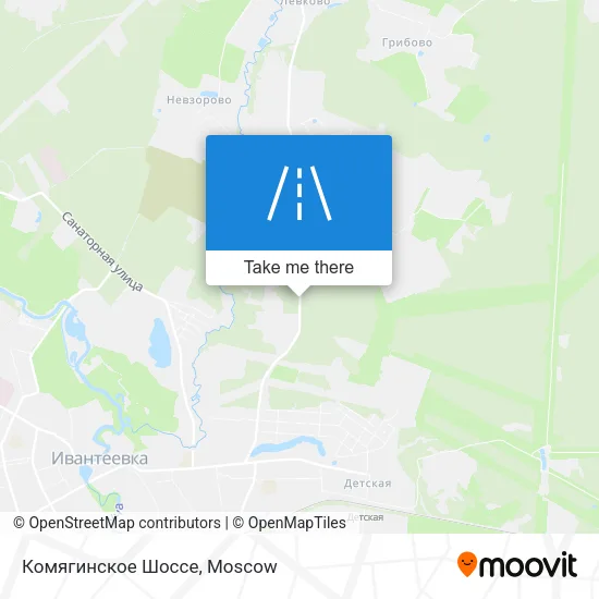 Комягинское Шоссе map