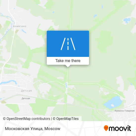 Московская Улица map