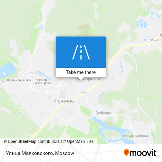 Улица Маяковского map