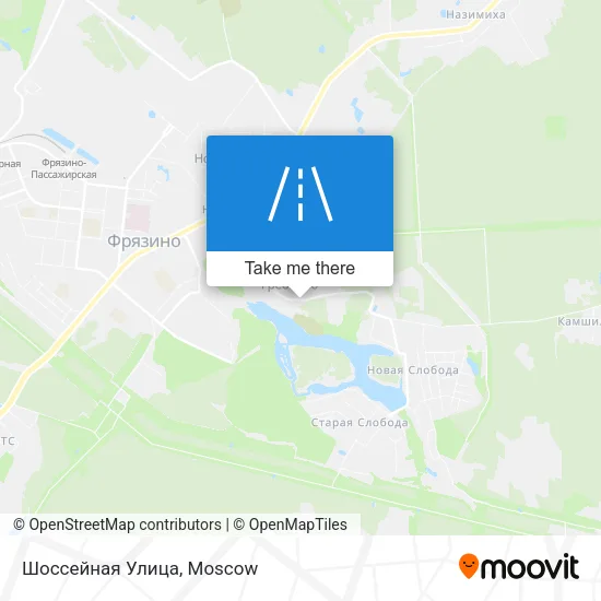 Шоссейная Улица map