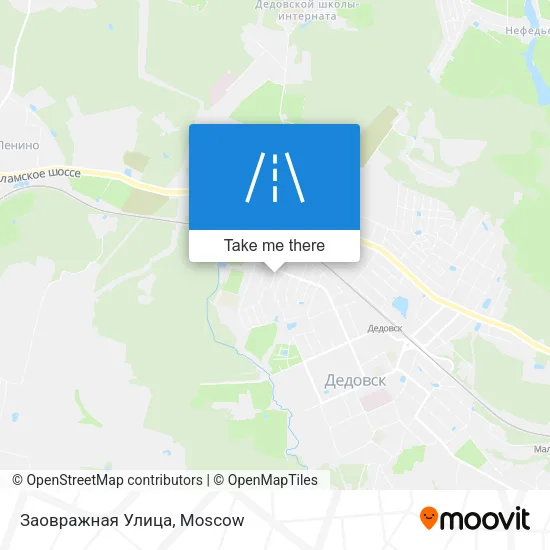 Заовражная Улица map