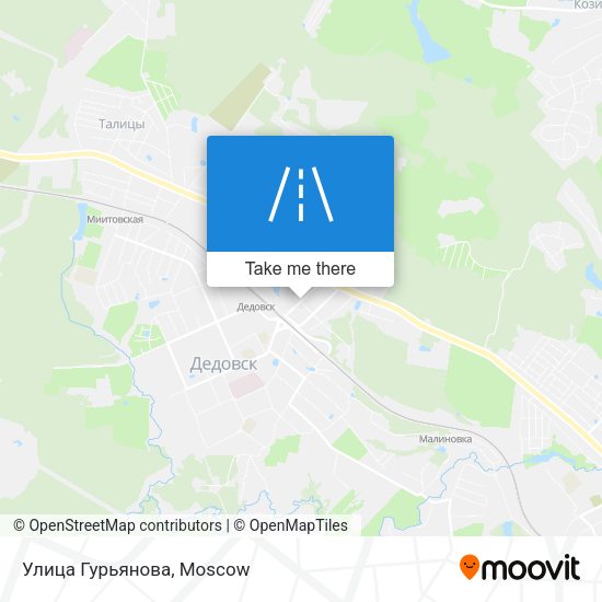 Улица Гурьянова map