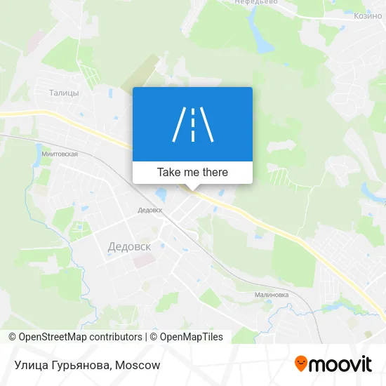 Улица Гурьянова map