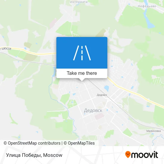 Улица Победы map