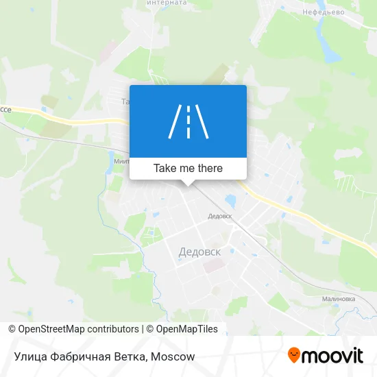 Улица Фабричная Ветка map