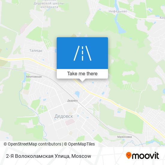 2-Я Волоколамская Улица map