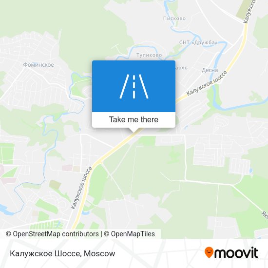 Калужское Шоссе map
