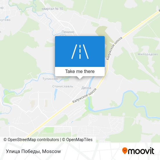 Улица Победы map