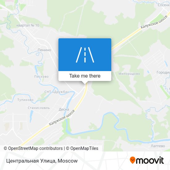 Центральная Улица map
