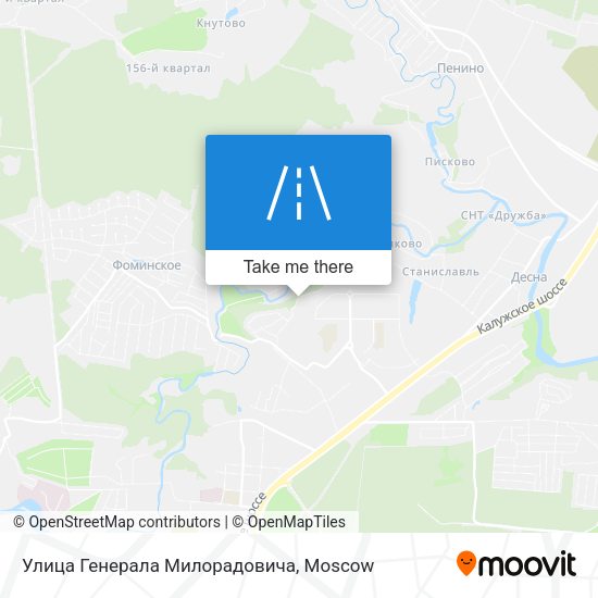 Улица Генерала Милорадовича map