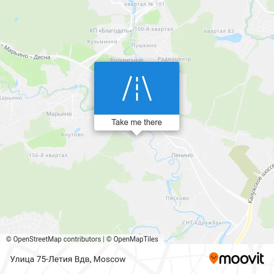 Улица 75-Летия Вдв map