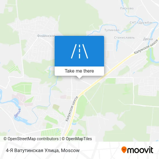 4-Я Ватутинская Улица map