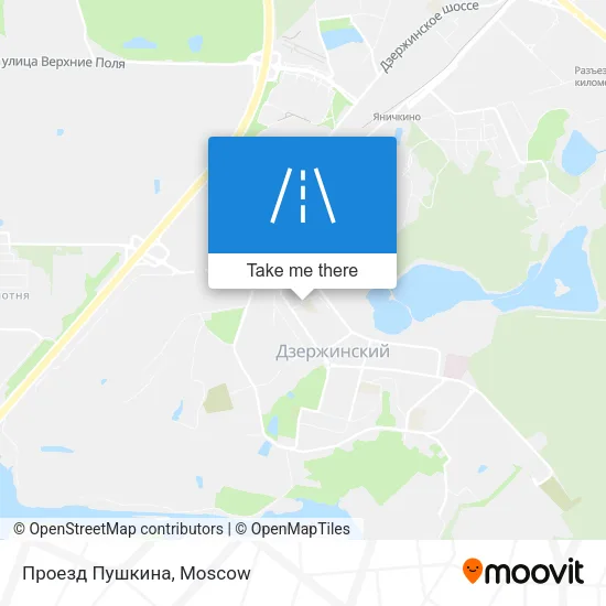 Проезд Пушкина map