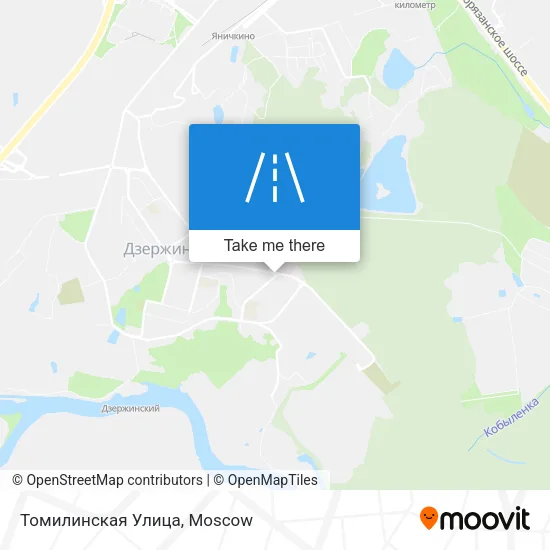 Томилинская Улица map