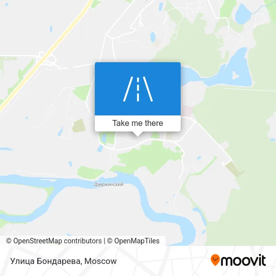 Улица Бондарева map