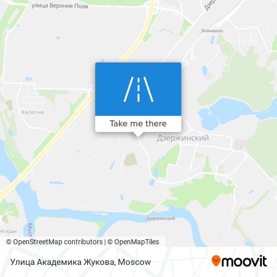 Улица Академика Жукова map