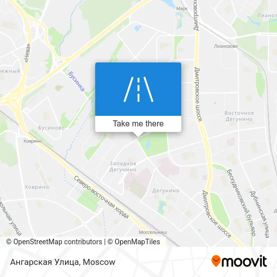 Ангарская Улица map