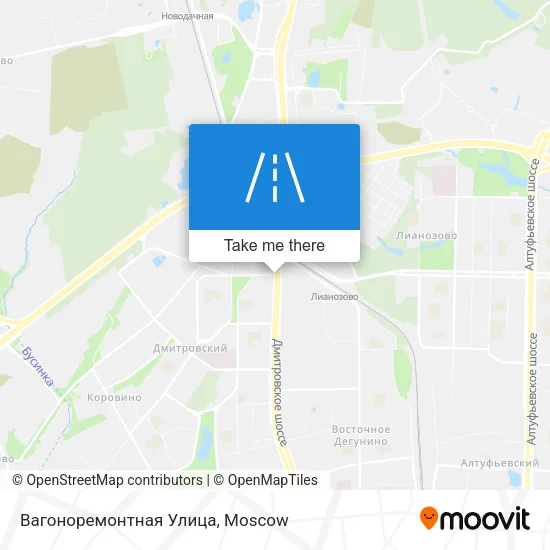 Вагоноремонтная Улица map