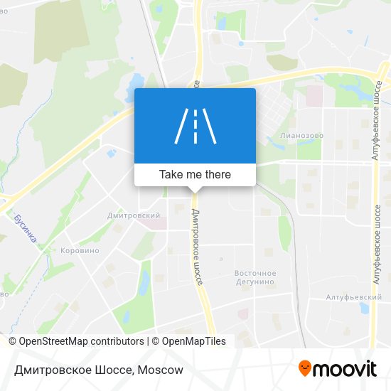 Дмитровское Шоссе map