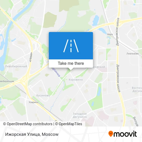 Ижорская Улица map
