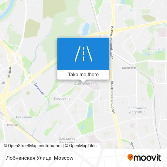 Лобненская Улица map