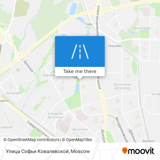 Улица Софьи Ковалевской map