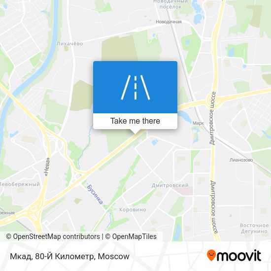 Мкад, 80-Й Километр map