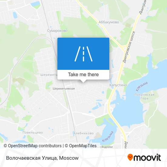Волочаевская Улица map