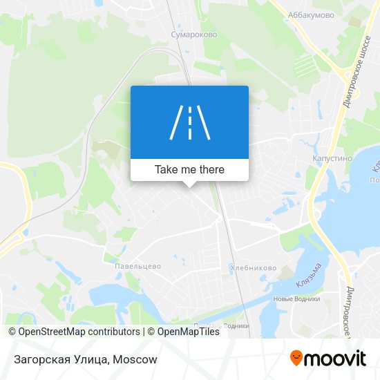 Загорская Улица map
