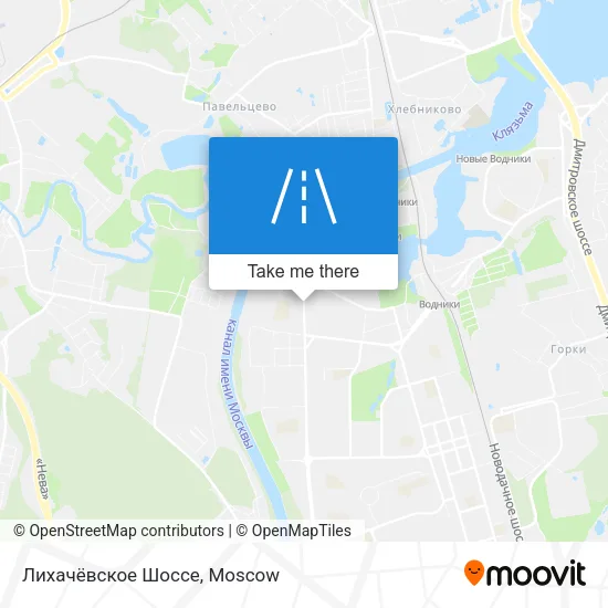 Лихачёвское Шоссе map