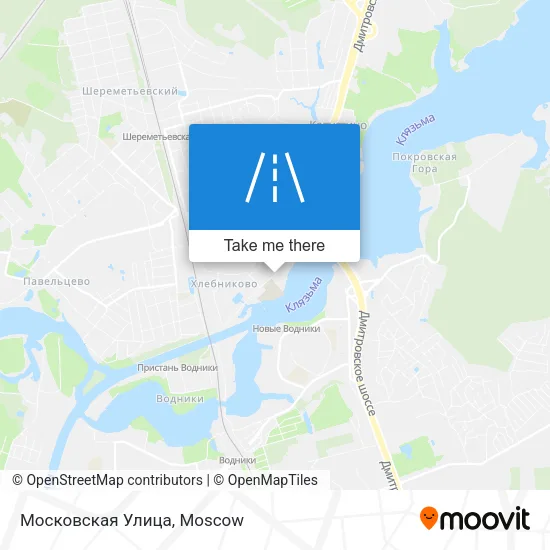 Московская Улица map