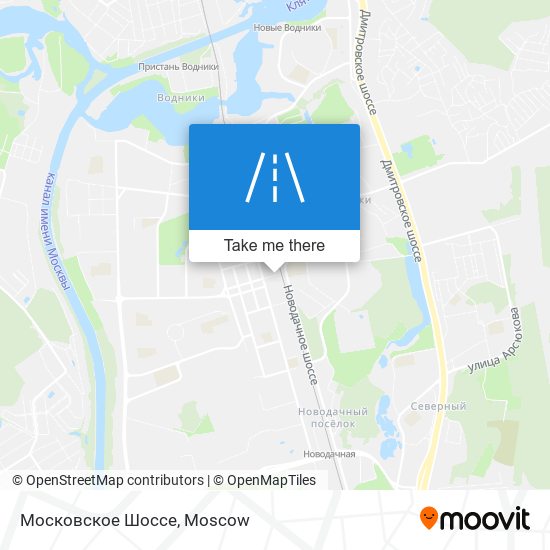 Московское Шоссе map