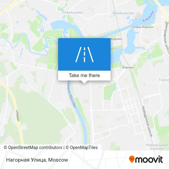 Нагорная Улица map