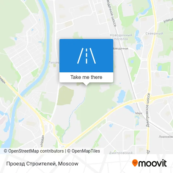 Проезд Строителей map