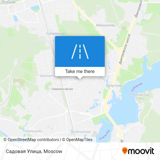 Садовая Улица map