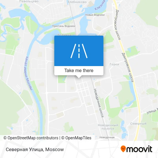 Северная Улица map