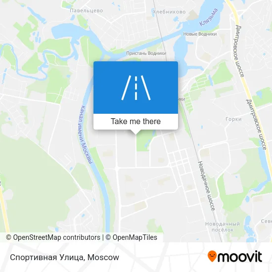 Спортивная Улица map