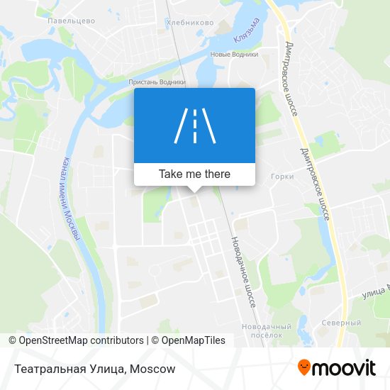 Театральная Улица map